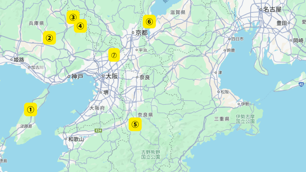 トリニティ関西提携ゴルフ場
